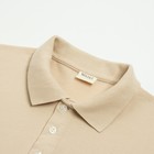 Футболка поло мужская MINAKU REGULAR FIT: бежевая, р-р 54 - Фото 9