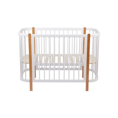 Кровать детская Polini kids Simple 350, белый-бук
