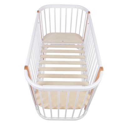 Кровать детская Polini kids Simple 350, белый-бук