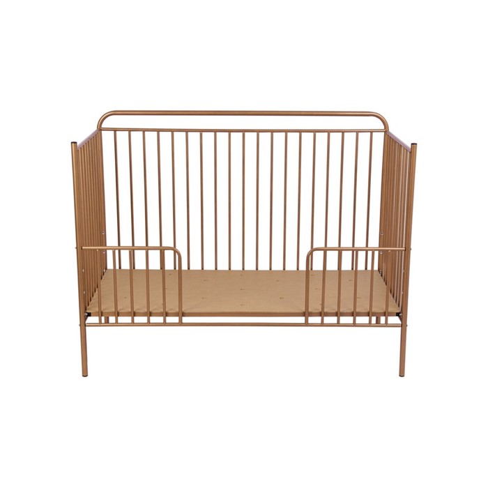 Кровать-трансформер Polini kids Vintage 400, детская, металлическая, цвет золотистый