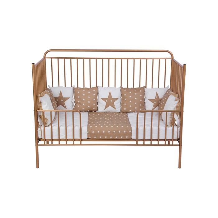 Кровать-трансформер Polini kids Vintage 400, детская, металлическая, цвет золотистый - Фото 1