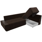 Угловой диван «Амадэус», правый угол, микровельвет, цвет коричневый - Фото 7