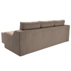 Угловой диван «Элида», правый угол, велюр, цвет бежевый - Фото 4