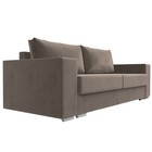 Прямой диван «Исланд», велюр, цвет коричневый - Фото 3