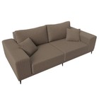 Прямой диван «Льюес», без механизма, рогожка, цвет корфу 03 - Фото 6