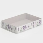Коробка для макарун с подложками «Лаванда», 17 х 12 × 3,5 см - фото 9756367