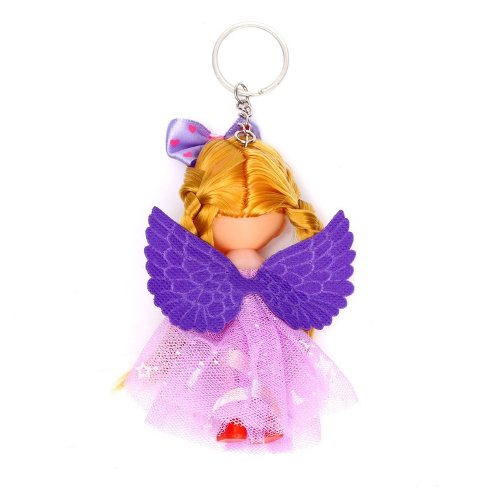 Кукла «Юля» на брелоке, с крыльями, цвет МИКС - фото 1908910650