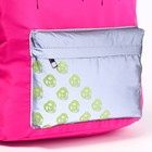 Рюкзак со светоотражающим карманом, 30 см х 15 см х 40 см "Плохие девочки", Злодейки - Фото 4