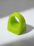 Кольцо пластик «Квадрат», цвет салатовый, 17 размер - Фото 7