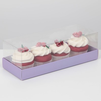 Коробка кондитерская, упаковка, «Лаванда», 26 х 8 х 9.5 см