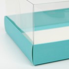 Коробка кондитерская, упаковка, «Тиффани» , 26, 2 х 8 х 9,7 см - Фото 3