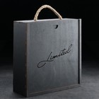 Набор "Непробиваемый. Limited черный", штоф с пулей, 2 стакана для виски с пулей - фото 25553906