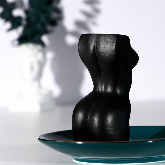 Подставка для зубочисток «Женское тело», черная - фото 1907449405