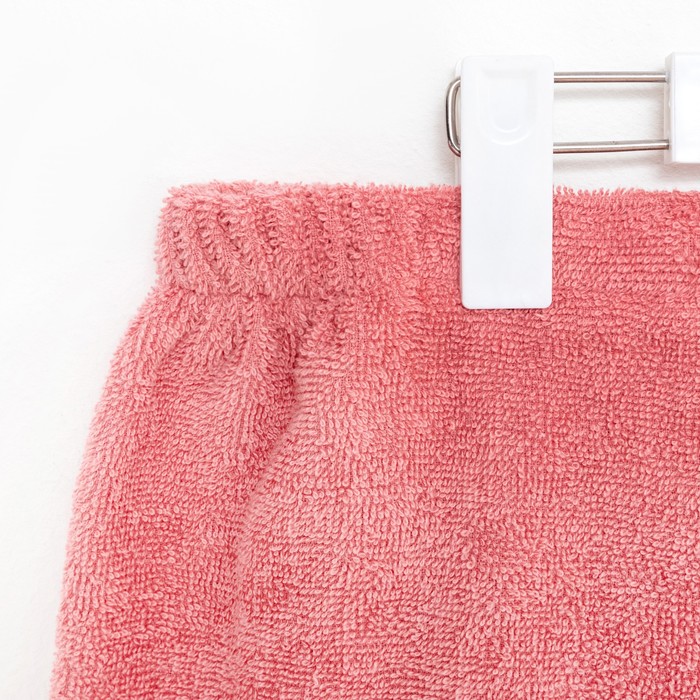 Набор для сауны Экономь и Я:полотенце-парео 68*150см+чалма, цв.пыльно-розовый,100%хл,320 г/м - фото 1907449432