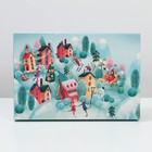 Коробка подарочная новогодняя складная «Город новогодний», 30 х 20 х 9 см, Новый год - Фото 3