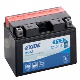 

Аккумуляторная батарея Exide 11.2 Ач ETZ14-BS, прямая полярность