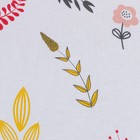 Простыня на резинке 1.5-спальная «Этель» Flower garden, 160×200+25 см, бязь 7491457