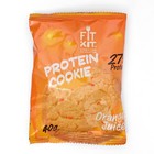 Печенье протеиновое Fit Kit Protein сookie, со вкусом апельсинового сока, спортивное питание, 40 г - Фото 2
