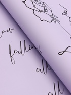 Пленка флористическая, «До полуночи», светло - сиреневая, в листах, 58×58 см - Фото 3