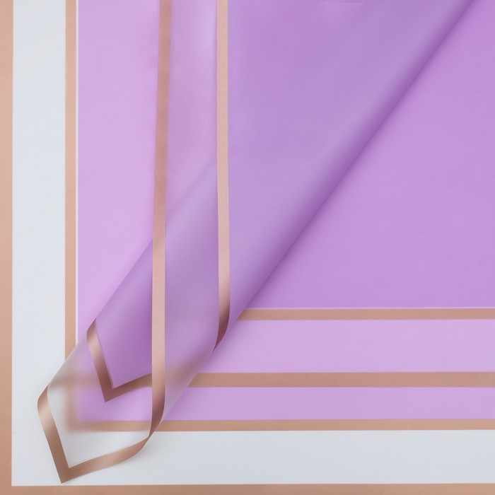 Пленка флористическая, фиолетовая, 58 х 58 см, 50 мкм - Фото 1