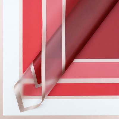 Пленка флористическая, винная, 58×58 ±5% см, 50 мкм