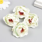 Бутон на ножке для декорирования "Пион молочно-белый" d=4 см 7488808