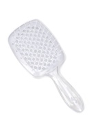 Расчёска массажная, широкая, продуваемая, 8.5×20.5(±1) см, прозрачная - Фото 1