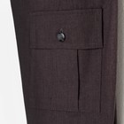 Брюки для мальчика MINAKU: Casual collection цвет коричневый, рост 146 - Фото 7