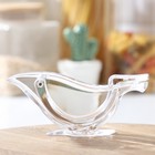 Соковыжималка для цитрусовых, 12×3.5×5.1 см, акрил, прозрачная - Фото 1