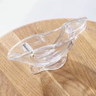 Соковыжималка для цитрусовых, 12×3.5×5.1 см, акрил, прозрачная - Фото 3