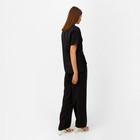 Костюм женский (футболка, брюки) MINAKU: Enjoy цвет чёрный, размер 42 - Фото 6