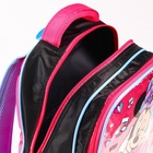 Рюкзак школьный для девочки, розовый, 39 см × 30 см × 14 см Music, Минни Маус - Фото 2