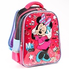 Рюкзак школьный для девочки, розовый, 39 см × 30 см × 14 см Music, Минни Маус - Фото 6