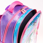 Рюкзак школьный, 39 см х 30 см х 14 см "Мышка", Минни и единорог - Фото 4