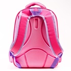 Рюкзак школьный для девочки, розовый, 39 см × 30 см × 14 см, Минни Маус и единорог - Фото 5