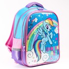 Рюкзак школьный, 39 см х 30 см х 14 см "Радуга Дэш", My little Pony - Фото 7