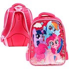 Рюкзак школьный, 39 см х 30 см х 14 см "Пони", My little Pony - фото 9758128