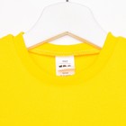 Костюм для девочки (футболка, лосины), цвет жёлтый, рост 128 см - фото 25388224