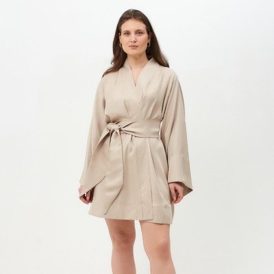 Платье женское MINAKU: Enjoy цвет бежевый, р-р 50-52