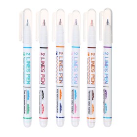 

Набор маркеров текстовыделителей "Две линии", 6 цветов, толщина 1 линии 0.5мм