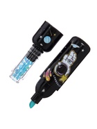 Набор маркеров-текстовыделителей «Мини-Бутылочка/Планеты», 6 цветов, скошенный наконечник, узел 5 мм  (артикул 7619193)  большой выбор товаров оптом и в розницу по низким ценам с доставкой