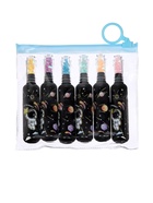 Набор маркеров-текстовыделителей «Мини-Бутылочка/Планеты», 6 цветов, скошенный наконечник, узел 5 мм  (артикул 7619193)  большой выбор товаров оптом и в розницу по низким ценам с доставкой