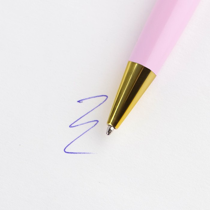 Ручка металлическая в тубусе «Лучший воспитатель», синяя паста, 1.0 мм - фото 1888326900