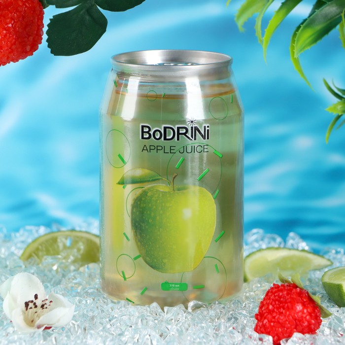 Напиток BoDRINi негазированный со вкусом Яблоко, 310 мл - Фото 1