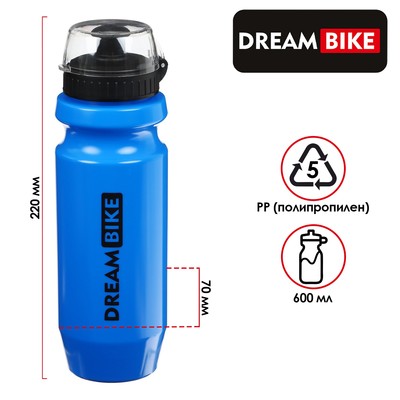 Велофляга Dream Bike, 600 мл, цвет синий
