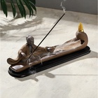 Подставка для благовоний TAKE IT EASY «Мудрец», набор благовоний конусы, стелющийся дым, 28×9 см - Фото 2