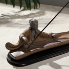 Подставка для благовоний TAKE IT EASY «Мудрец», набор благовоний конусы, стелющийся дым, 28×9 см - Фото 7