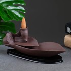 Подставка для благовоний TAKE IT EASY «Лотос», набор благовоний конусы, стелющийся дым, 22×8 см - Фото 2