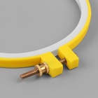 Пяльцы для вышивания, d = 10,5/12.5 см, цвет МИКС - Фото 2