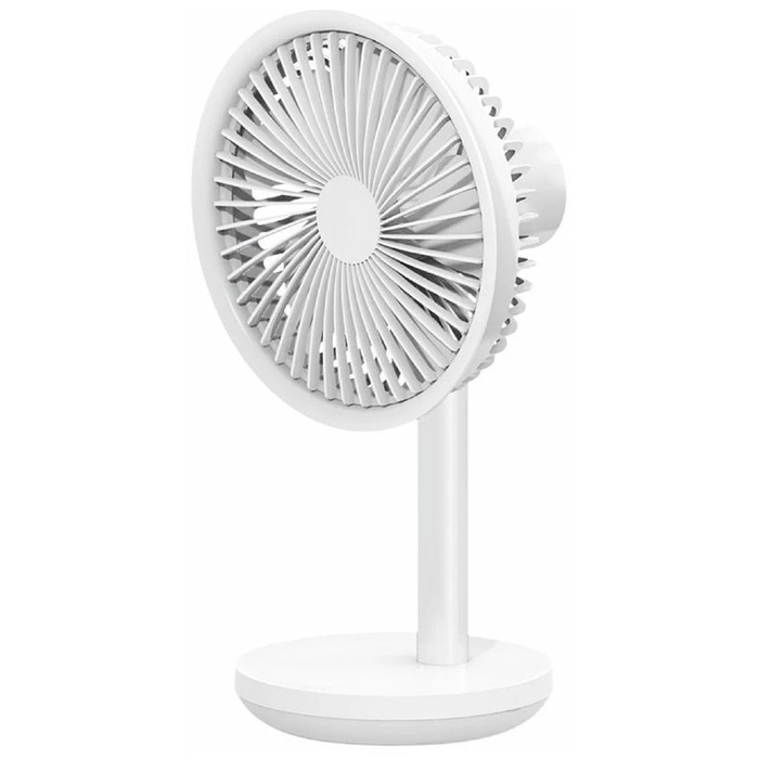 Портативный вентилятор Xiaomi Solove F5, наклонно-поворотный, 3 скорости, 4000 мАч, белый - Фото 1
